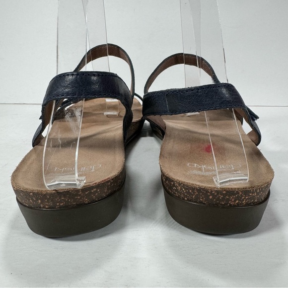 Dansko Shoes Dansko Rebekah Navy Blue Waxy Burnished Leather